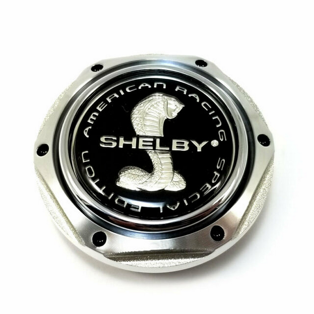 AR CAP ALUMINUM HEX FLAT W/SHELBY LOGO