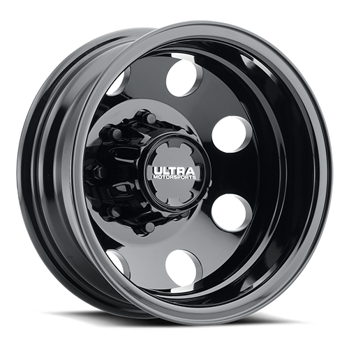 16x6 Ultra 002RBK Modular Gloss Black DUALLY REAR Wheel 8x6.5 (-125mm)