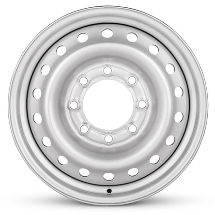17x7.5 Road Ready Wheels RRW-62624 Silver Steel Wheel 8x6.5 (45mm)