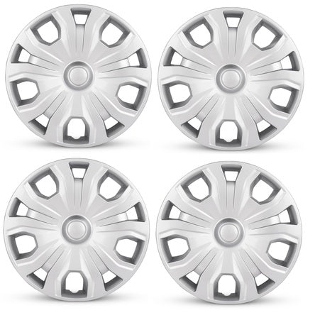 16x Road Roady RRW-7071 Silver Plastic Covercaps Set of 4