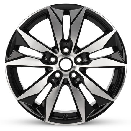 18x8.5 Road Roady RRW-5716 Black Machine Face Aluminum Wheel 5x115 (49mm)