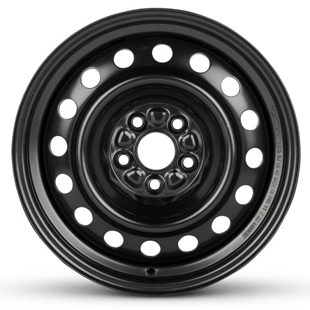 15x6.5 Road Roady RRW-69386 Black Steel Wheel 5x100 (40mm)