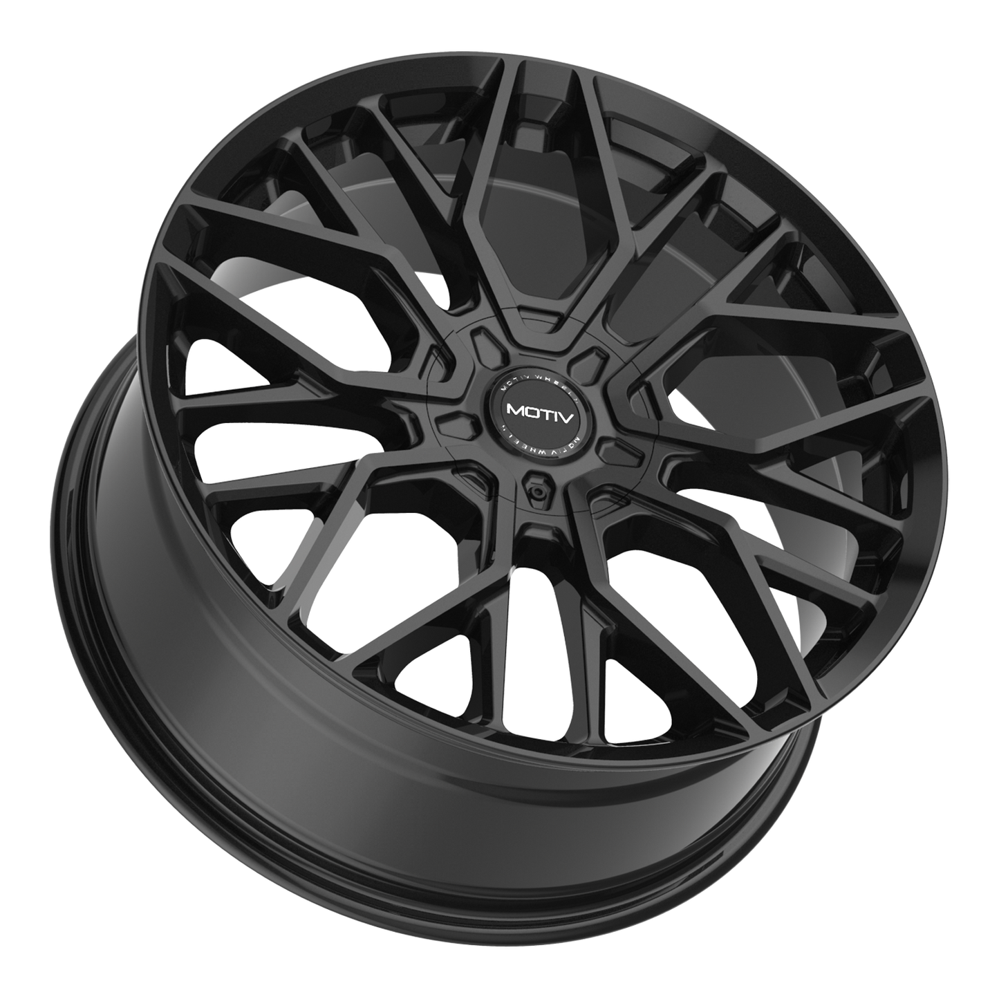 16x7.5 Motiv 441B Zenith Gloss Black Wheel 5x4.5/5x120 (40mm)