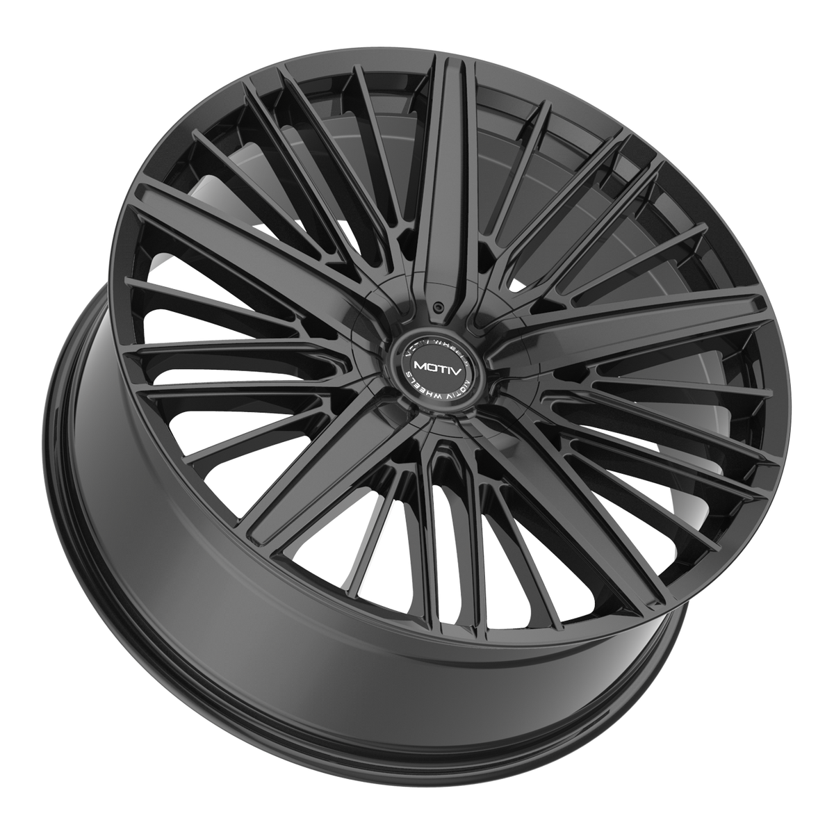 24x9.5 Motiv 443B Valor Gloss Black Wheel 6x135/6x5.5 (25mm)