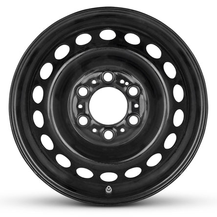 16x6.5 Road Roady RRW-85404B Black Steel Wheel 6x130 (54mm)