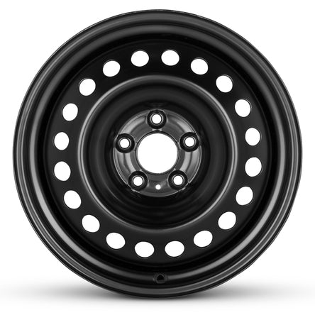 17x7.5 Road Roady RRW-D7KD40-NS Black Steel Wheel 5x4.5 (40mm)