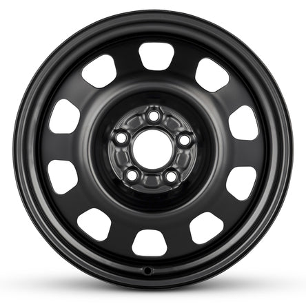 17x6.5 Road Roady RRW-02288-NS Black Steel Wheel 5x4.5 (39mm)