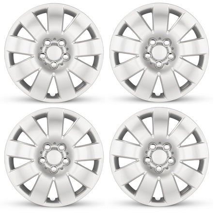 15x Road Roady RRW-61123 Silver Plastic Covercaps Set of 4
