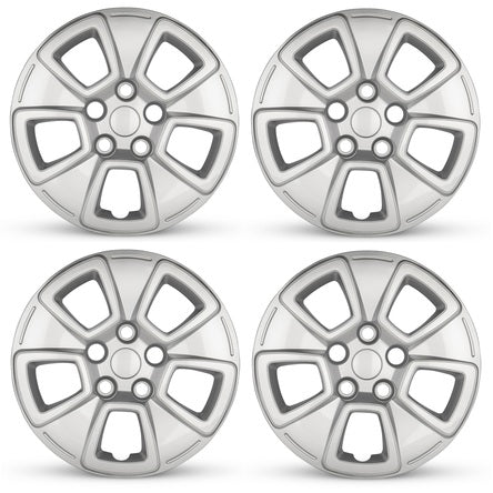 16x Road Roady RRW-66020 Silver Plastic Covercaps Set of 4
