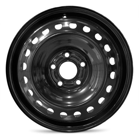 17x4 Road Ready Wheels RRW-08089 Black Steel Wheel 5x120 (41mm)