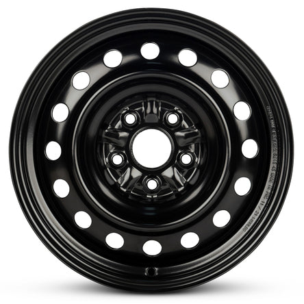16x6.5 Road Ready Wheels RRW-69505 Black Steel Wheel 5x4.5 (45mm)