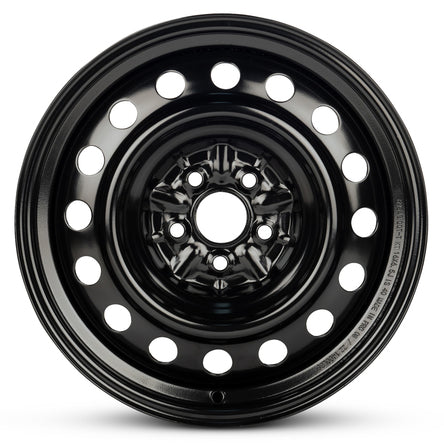16x6.5 Road Ready Wheels RRW-8083 Black Steel Wheel 5x100 (40mm)