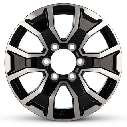 17x7.5 Road Roady RRW-75259 Black Aluminum Wheel 6x5.5 (30mm)