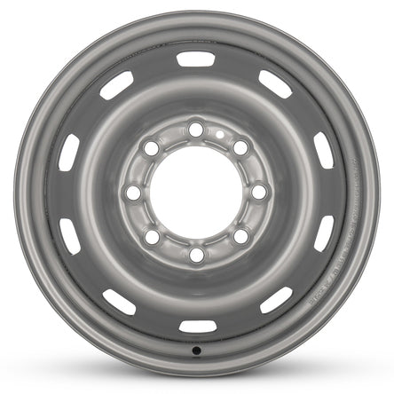 17x7.5 Road Roady RRW-2312 Silver Steel Wheel 8x6.5 (45mm)