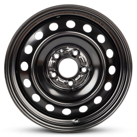 16x6.5 Road Ready Wheels RRW-10355 Black Steel Wheel 5x4.5 (46mm)