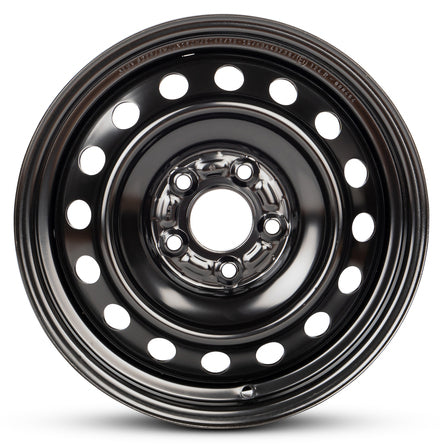 16x6.5 Road Ready Wheels RRW-10352 Black Steel Wheel 5x4.5 (46mm)