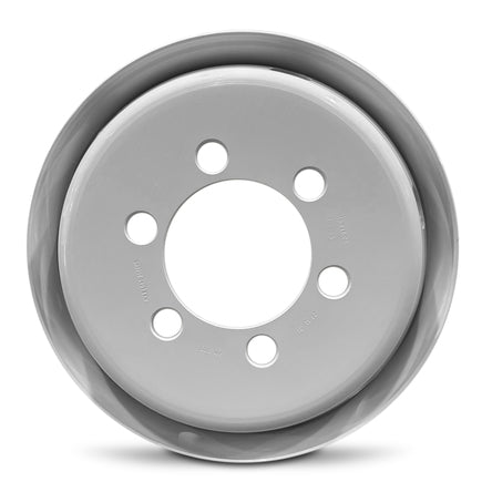 19.5x6 Road Roady RRW-ISUZU19 White Steel Wheel 6x8.75 (127mm)