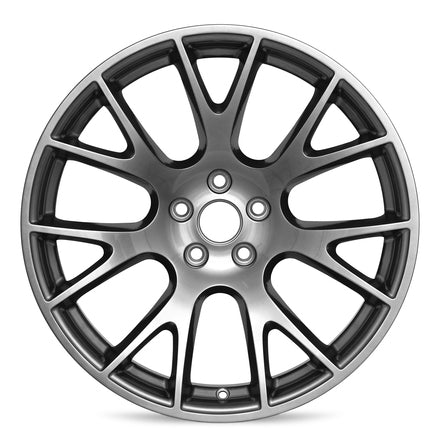 20x9.5 Road Roady RRW-02528B Black Aluminum Wheel 5x115 (18.5mm)