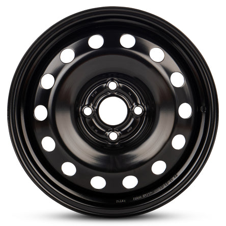 15x4 Road Ready Wheels RRW-62576 Black Steel Wheel 4x100 (30mm)