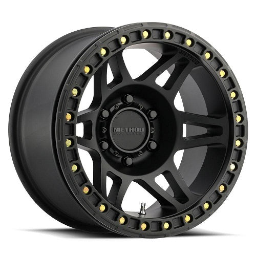 17x9 Method MR106 Beadlock Black Wheel 8x6.5 (-44mm)