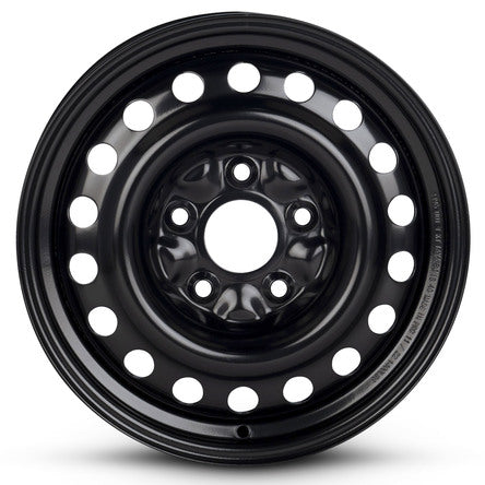 16x6.5 Road Roady RRW-2396 Black Steel Wheel 5x5 (40mm)