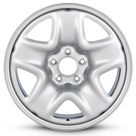 17x7 Road Ready Wheels RRW-64953 Silver Steel Wheel 5x4.5 (50mm)