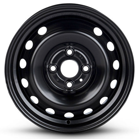 14x5.5 Road Ready Wheels RRW-70818B Black Steel Wheel 4x100 (46mm)