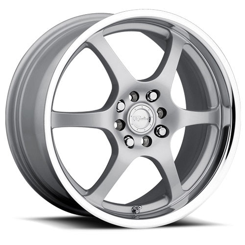 17x7.5 Raceline Type 126S Silver Machined Wheel 5x110/5x4.5 (+40mm)