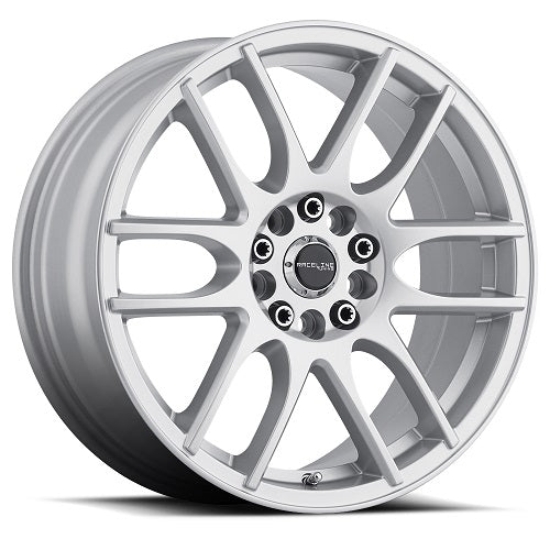 18x7.5 Raceline 141S Mystique Silver Wheel 5x108/5x4.5 (+42mm)
