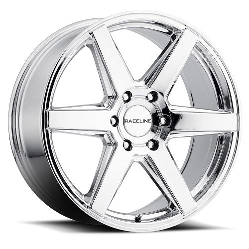 16x6.5 Raceline 156C Surge Black Wheel 6x130 (+45mm)