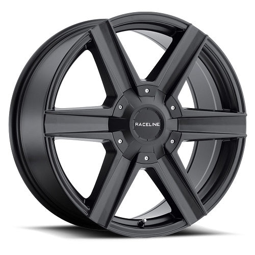 20x8.5 Raceline 157B Phantom Black Wheel 6x5.5/6x135 (+15mm)