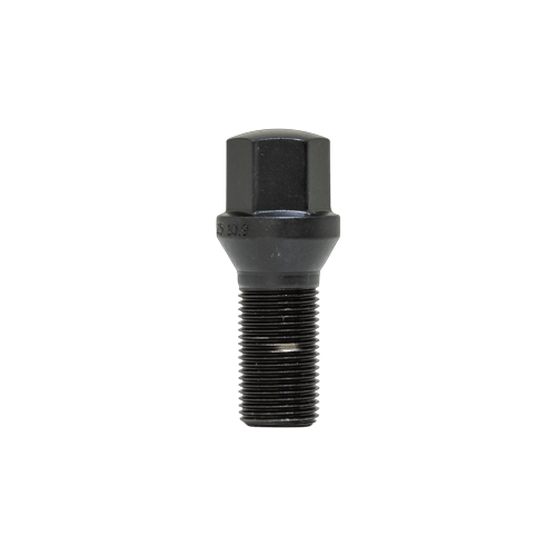 BOLT CONE 17MM 15-1.25 BLK 28MM BULK