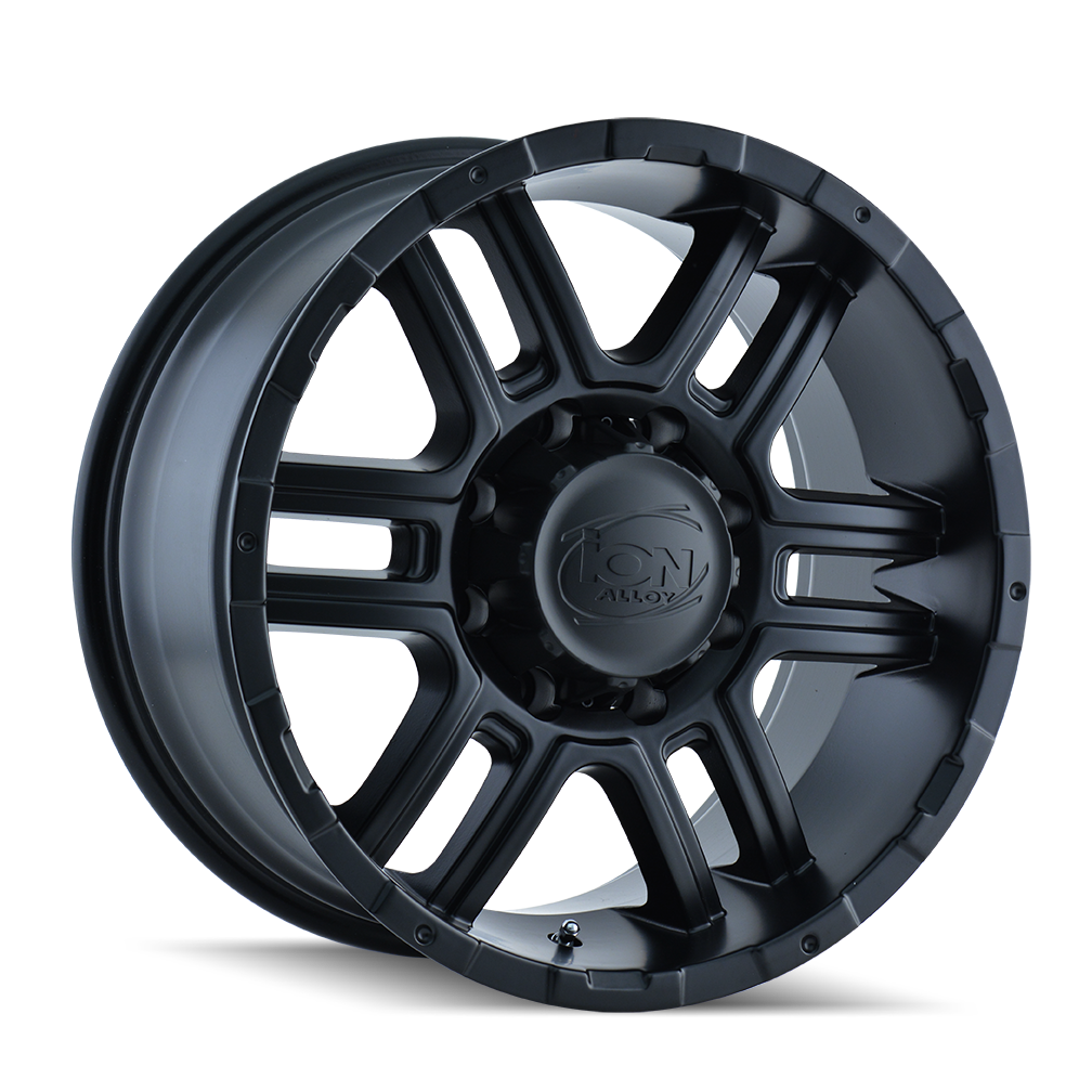 18x9 Ion 179 Matte Black Wheel 8x6.5 (12mm)