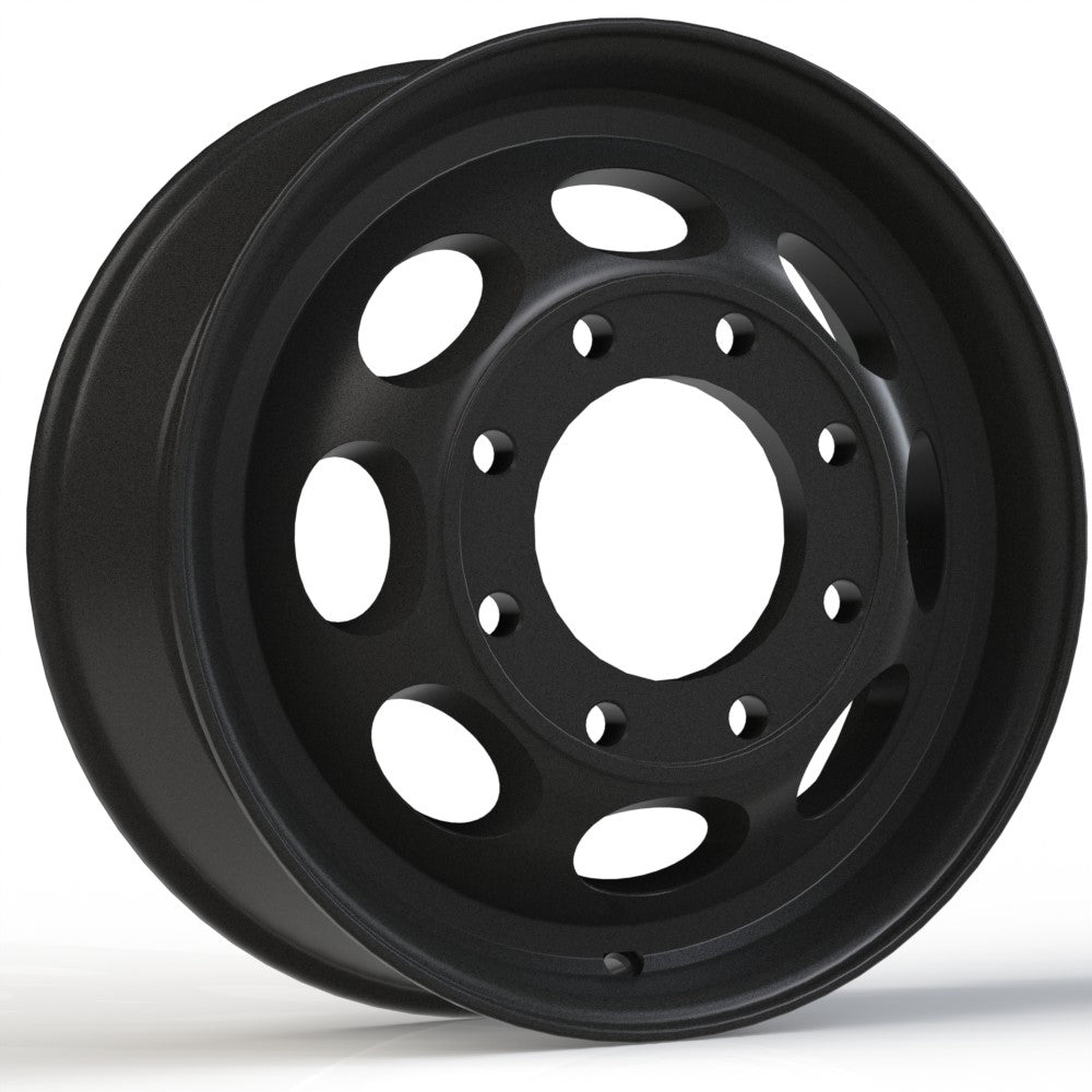 19.5x6.75 Vision 181 Hauler Dually Inner Matte Black Wheel 8x6.5 (102mm)