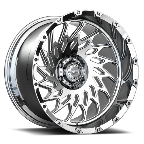 24x14 Worx Forged WF820P High Luster Full Polished Wheel 6x5.5 (-76mm)
