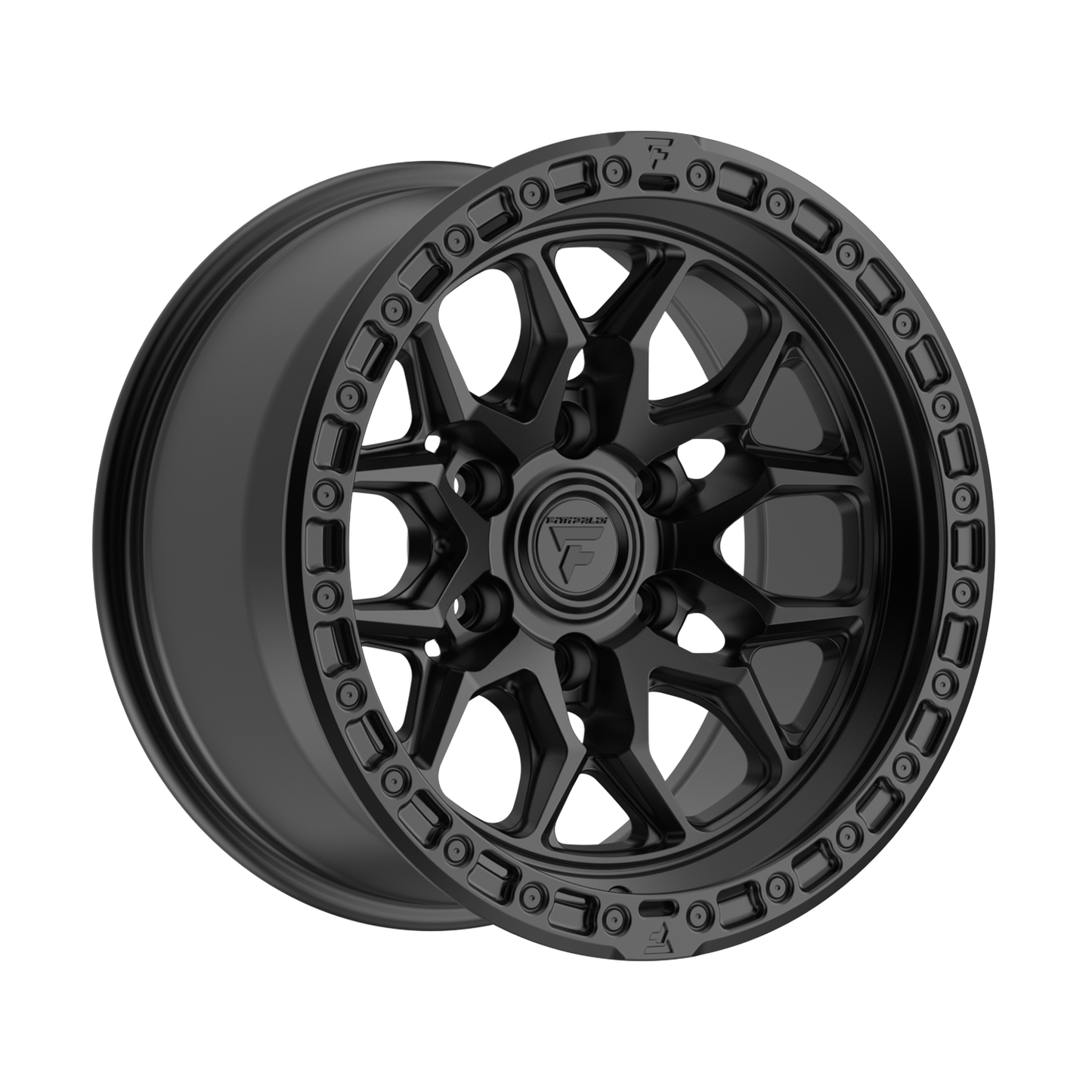 17x9 Fittipaldi Offroad FT112SB Satin Black Wheel 5x5 (-12mm)
