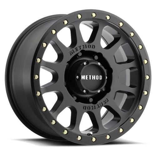 17x8.5 Method MR305 NV HD Matte Black Wheel 8x6.5 (0mm)