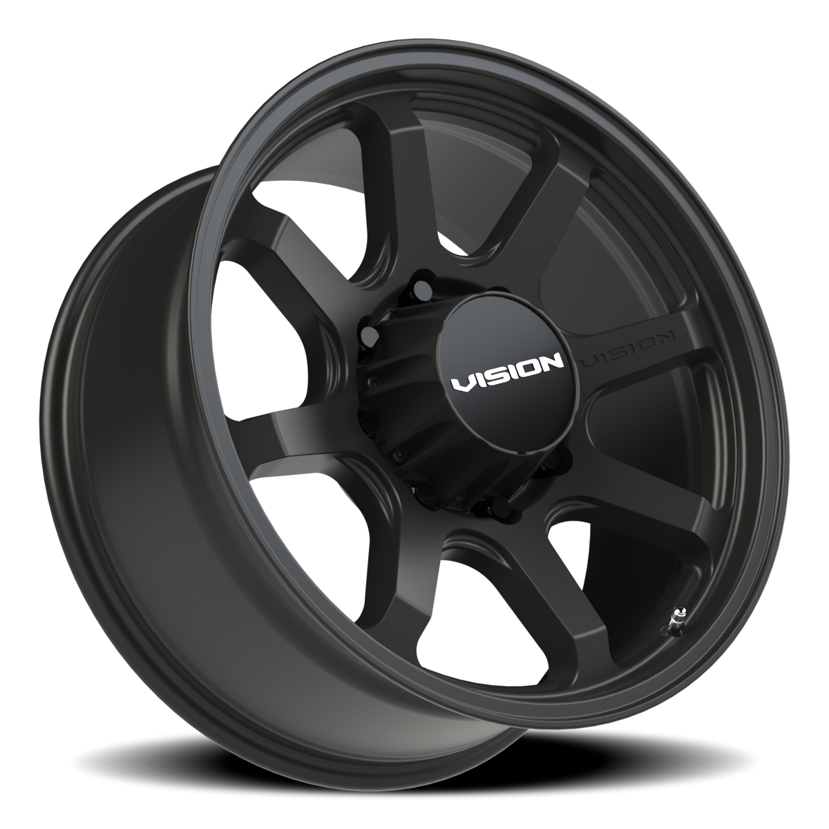 20x9 Vision 351 Flow Satin Black Wheel 8x180 (12mm)