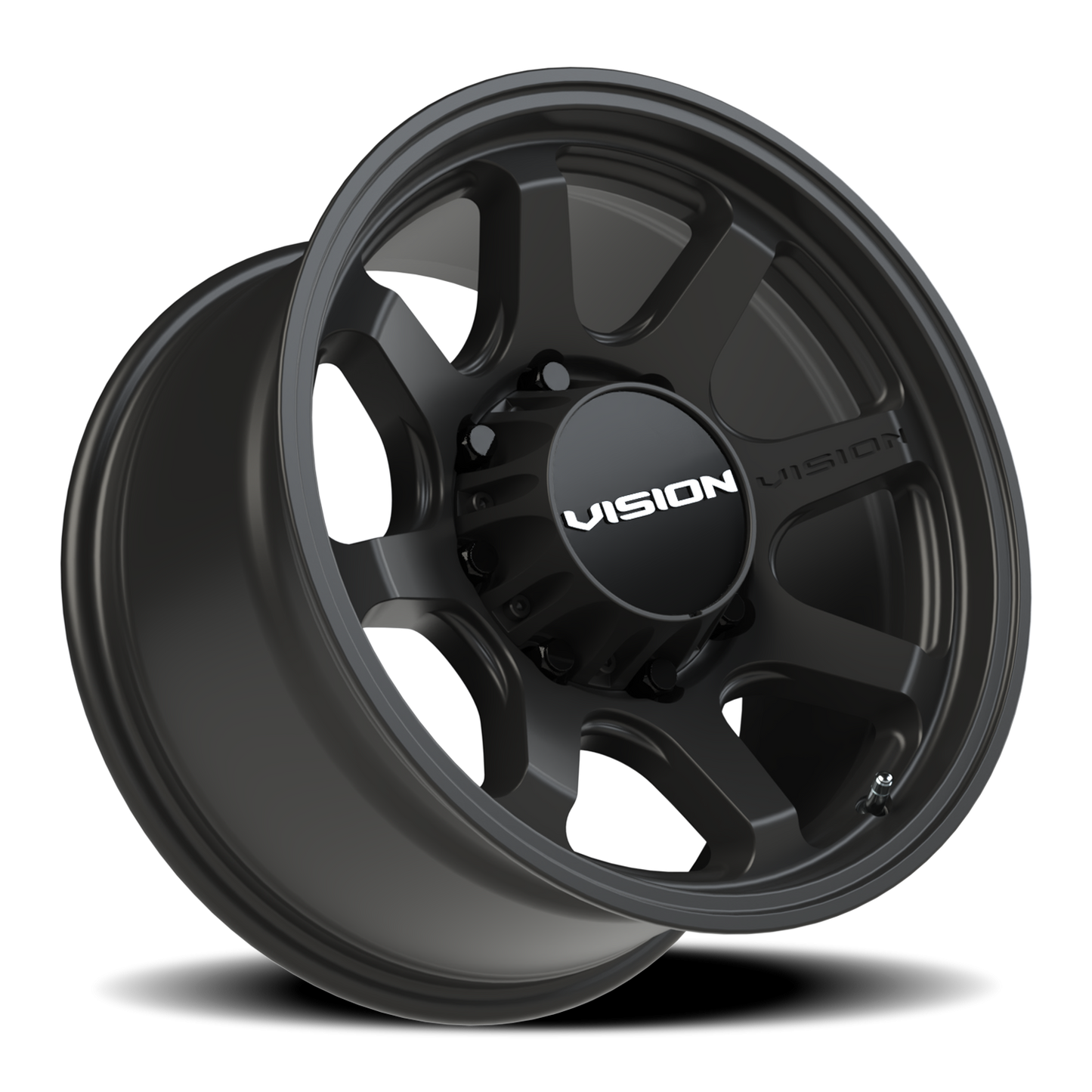 17x8.5 Vision 351 Flow Satin Black Wheel 8x170 (18mm)