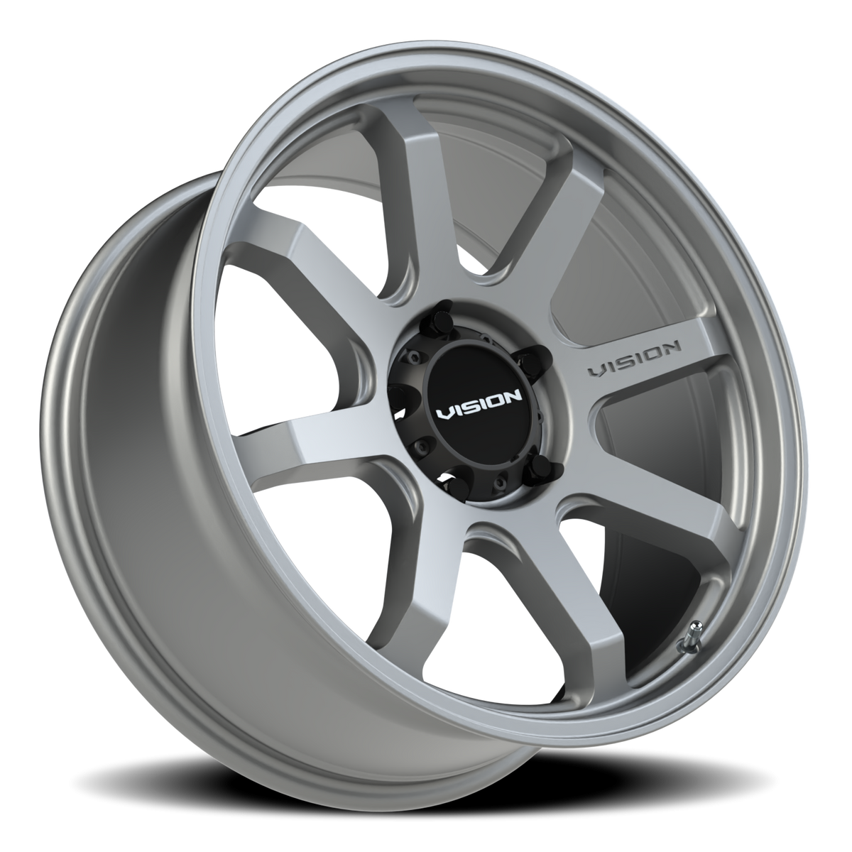 20x9 Vision 351 Flow Satin Grey Wheel 5x5.5 (10mm)