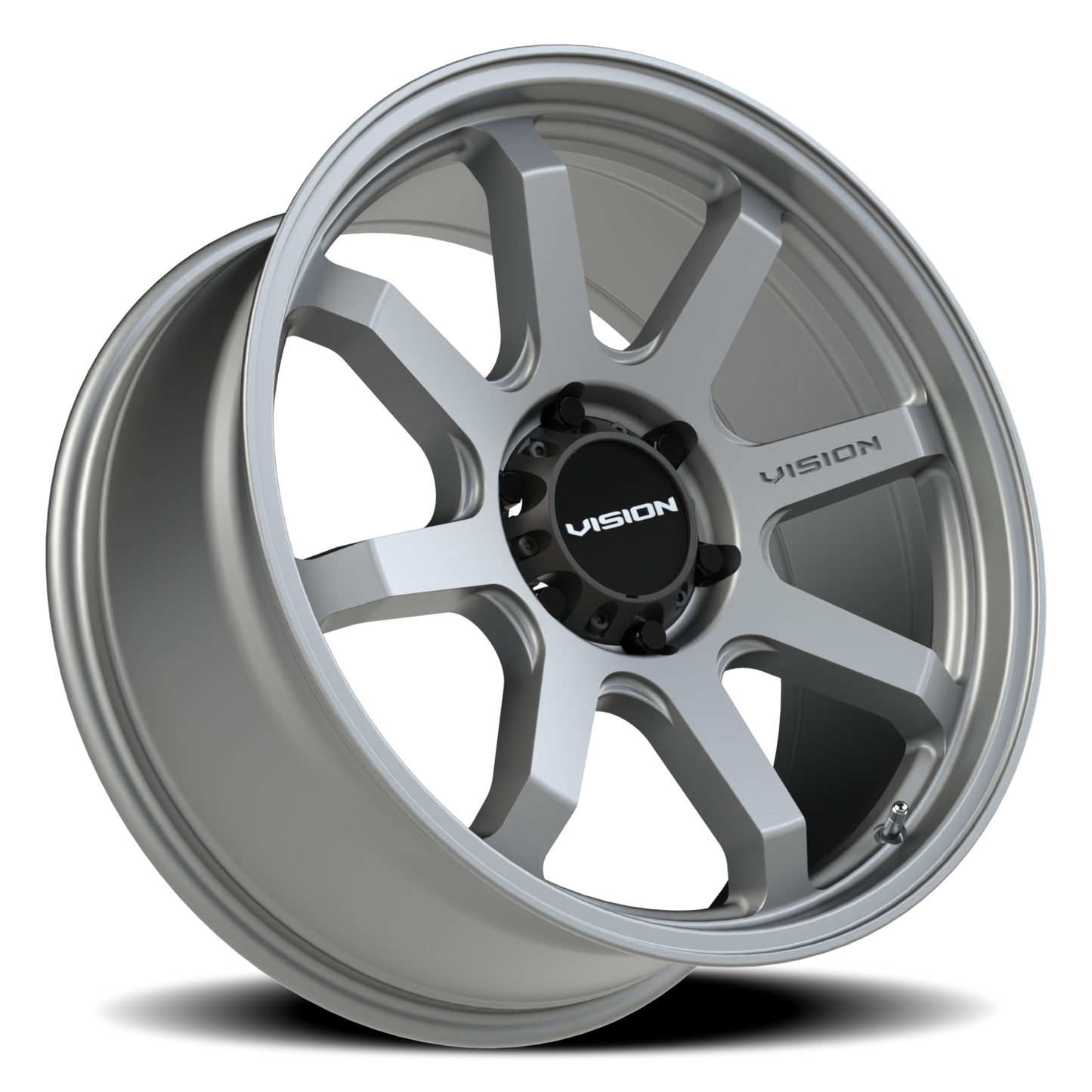 20x9 Vision 351 Flow Satin Grey Wheel 6x5.5 (10mm)