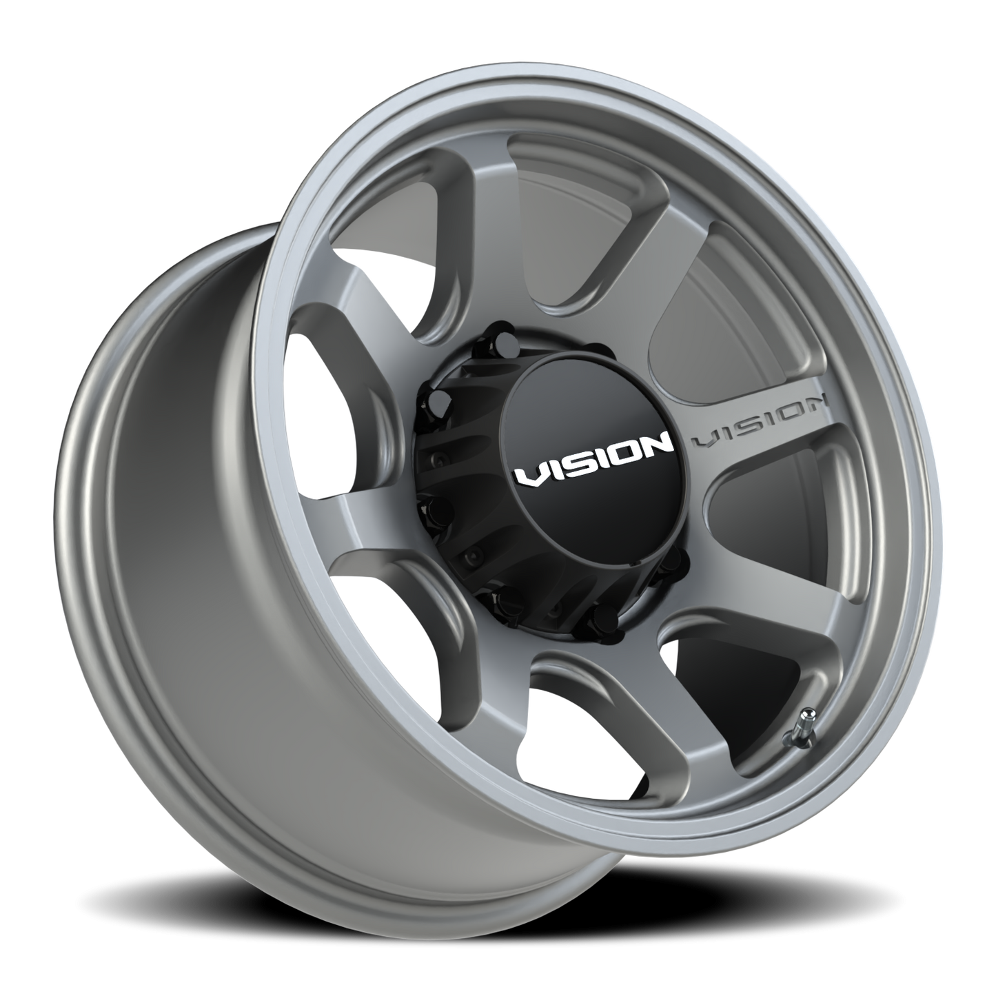 17x8.5 Vision 351 Flow Satin Grey Wheel 8x6.5 (18mm)