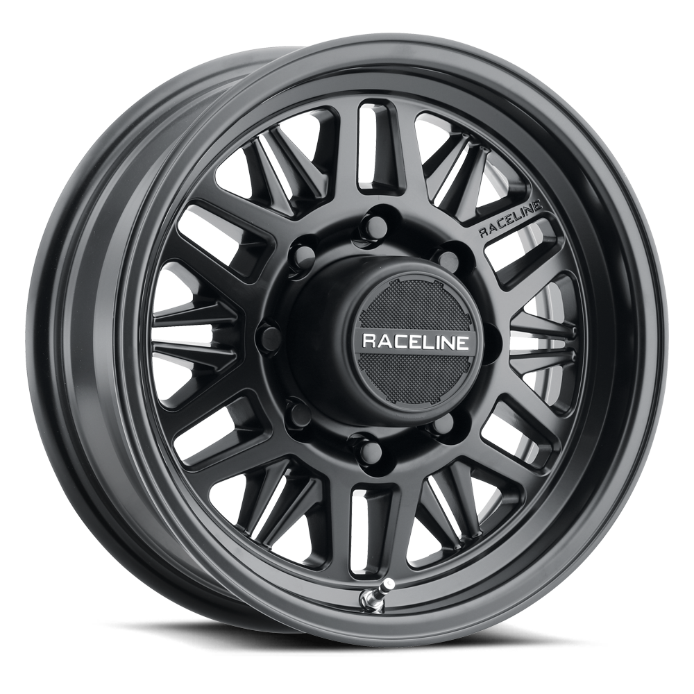 16x6 Raceline 451B Ryno TR Trailer Satin Black Wheel 8x6.5 (0mm)