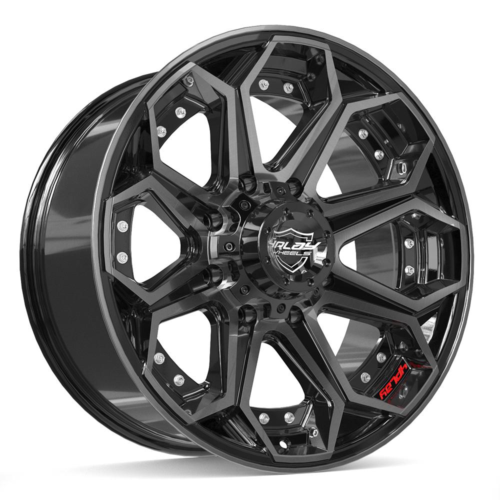 20x9 4PLAY 4P80R Brushed Black Wheel 8x170 (0mm)