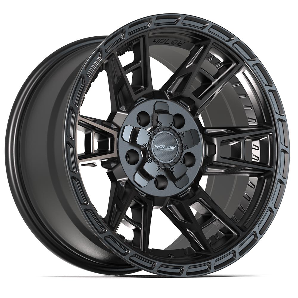 17x9 4PLAY 4PS20 Matte Black Wheel 5x5/5x5.5 (-6mm)