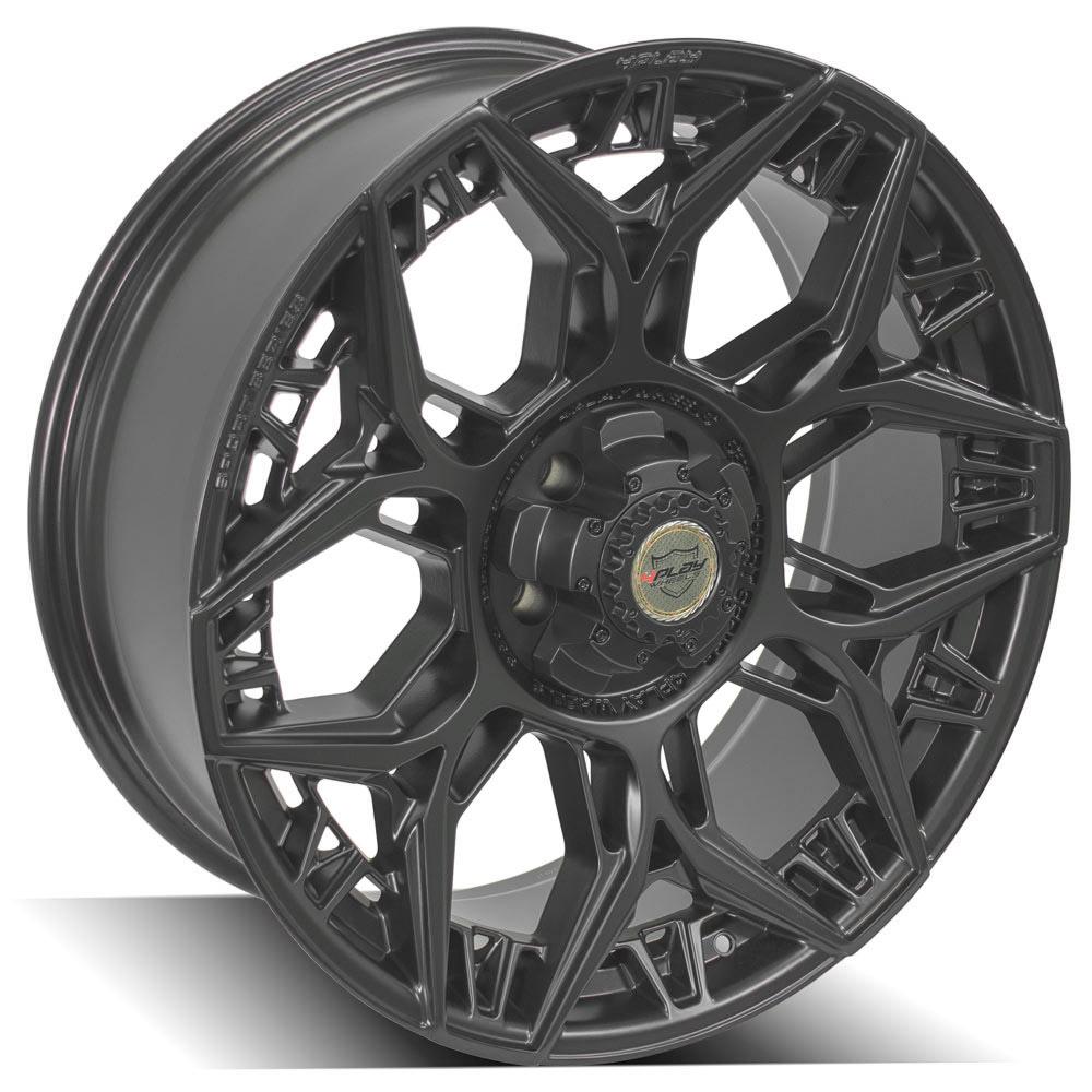 22x9 4PLAY 4PS60 Satin Black Wheel 5x5/5x5.5 (0mm)