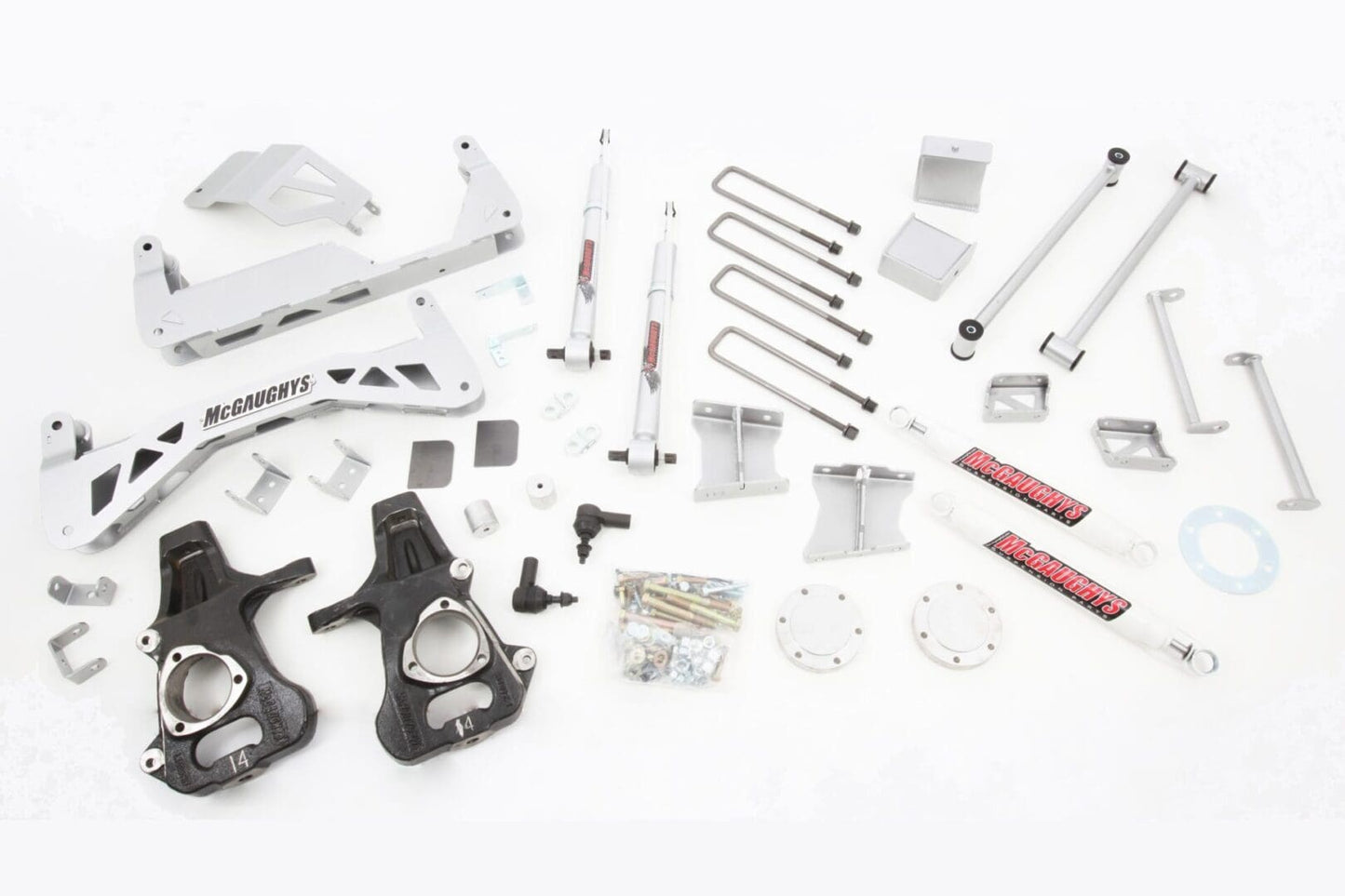 McGaughys 7-9 Inch Premium Lift Kit 2007-2013 Silverado/Sierra 1500 4WD