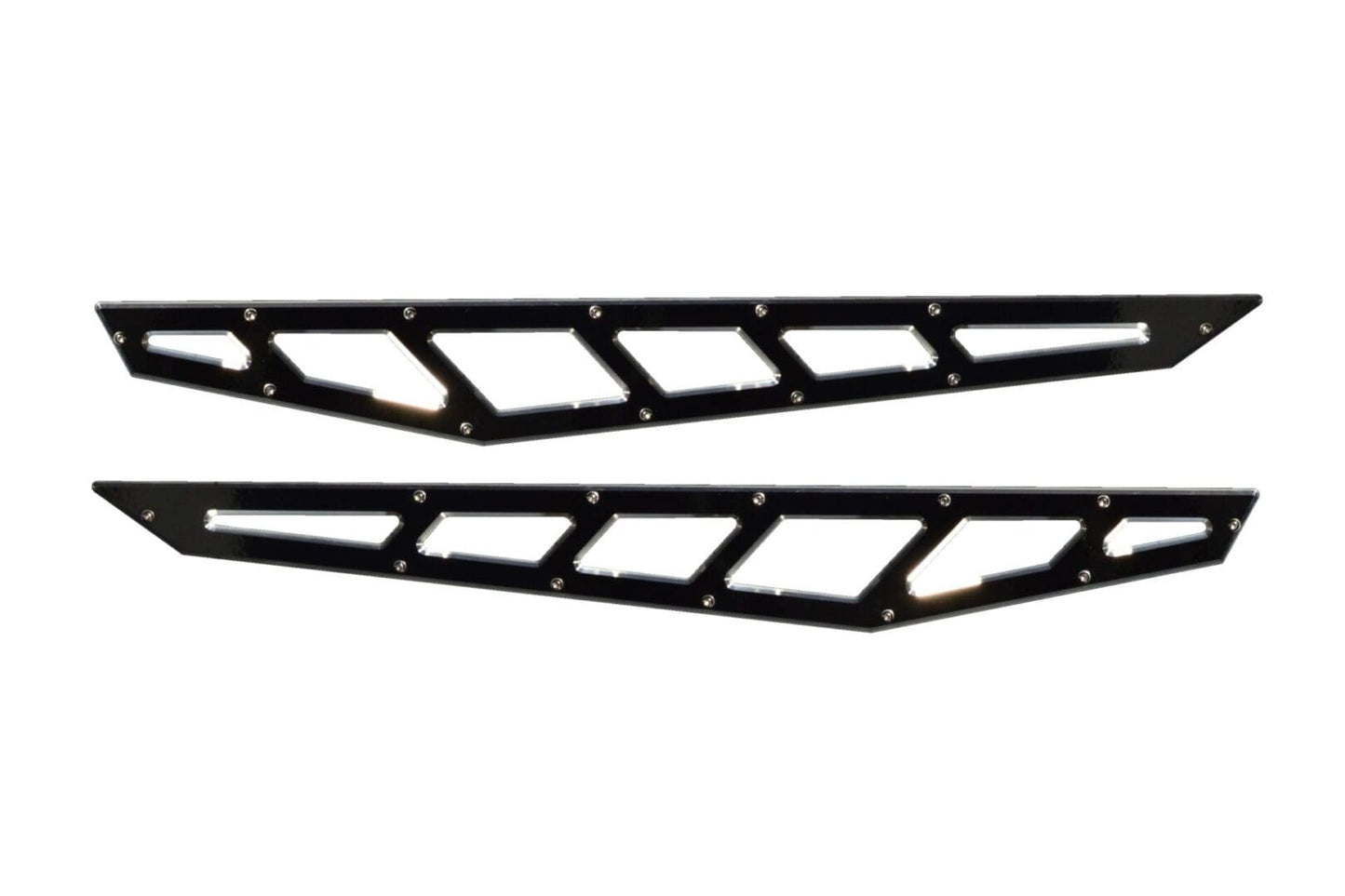 McGaughys Billet Face Plates fits Traction Bars 2014-2018 Silverado/Sierra 1500 Quad Cab/Extended Cab Only