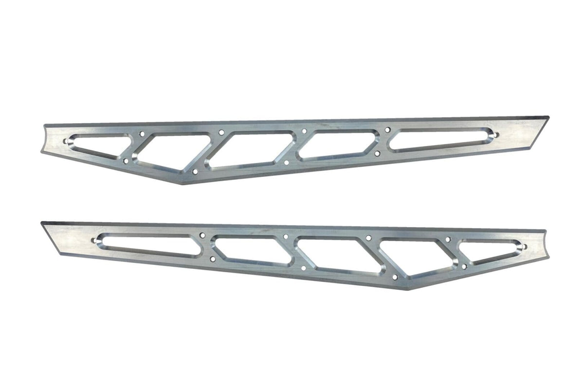 McGaughy's Billet Face Plates for Compression Struts 2019-2026 Silverado/Sierra 1500 Raw Finish