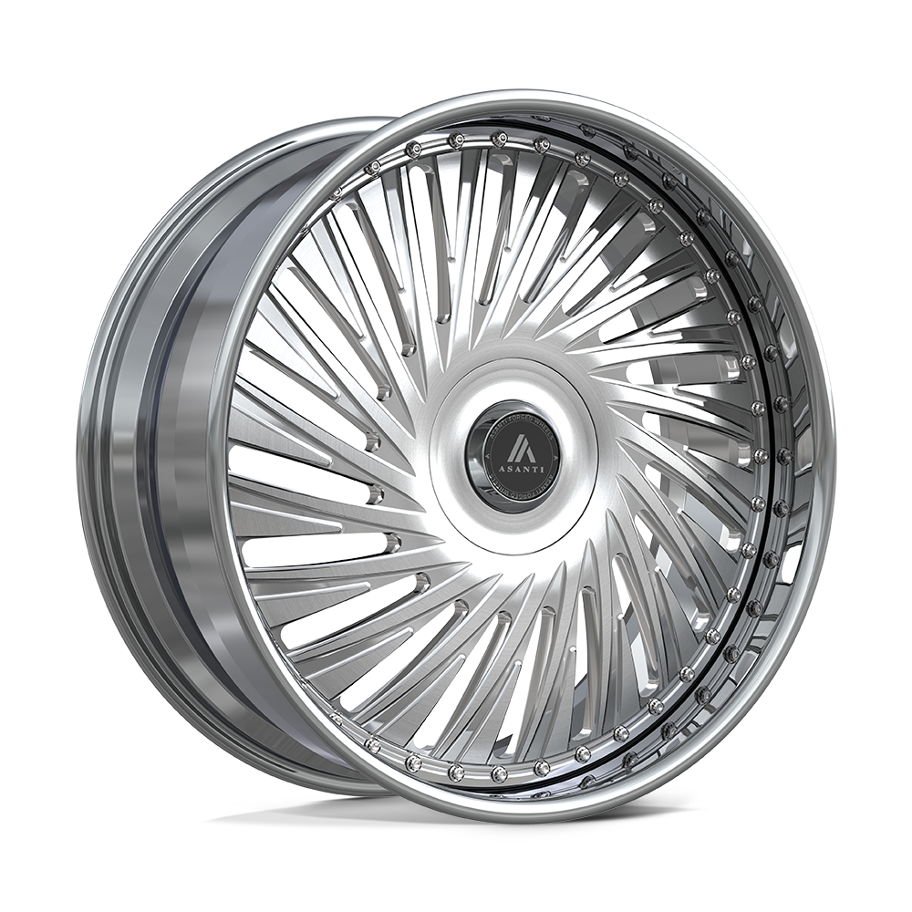 26x10 Asanti Forged Prestige Brushed Chrome Wheel 5x5 (5mm)
